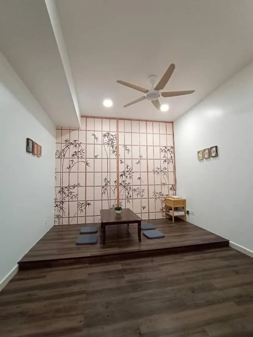 Nyaraló Cheerfull-Cozy Japanese Style Villa Bukit Mertajam Malajzia
